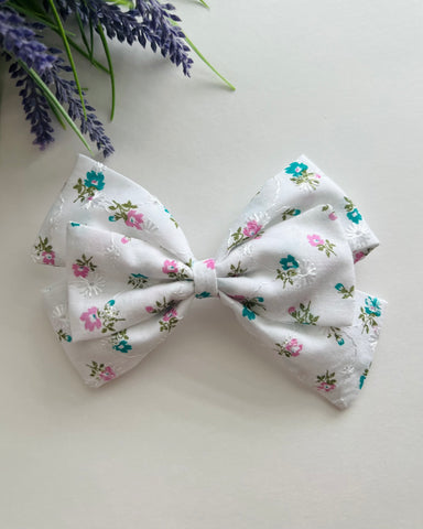 Green Pink Bow