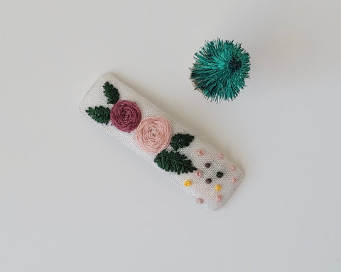 Floral Snap Clip